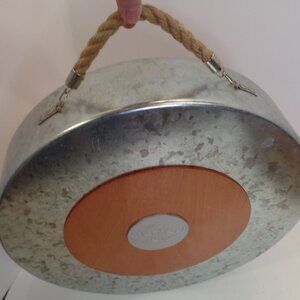 Coop Bottle Flip Game Galvanized Metal & Wood. Stash Box -Read Item Description